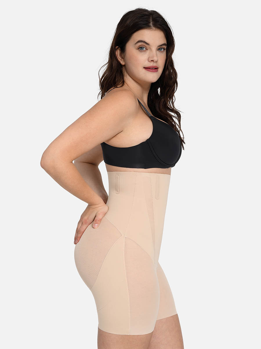 Double-layer Shaping Non-marking High-waisted Shorts